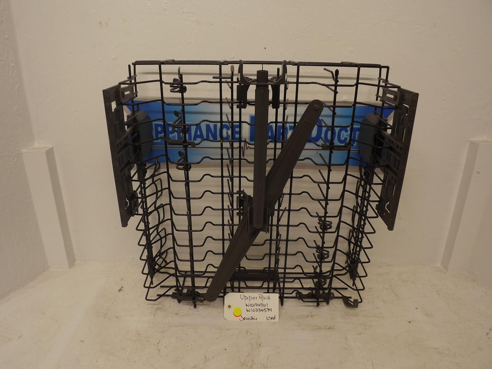 JennAir Dishwasher W10194861 W10234574 Upper Rack Used JennAir Dishwasher W10194861 W10234574 Upper Rack Used